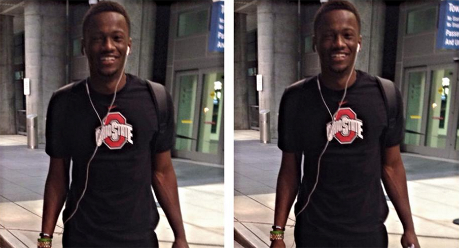 Gibson rocking Ohio State gear