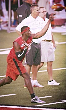 Gibson throws for Urban Meyer at Friday Night Lights