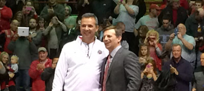 Urban Meyer served as honorary coach for the Buckeyes