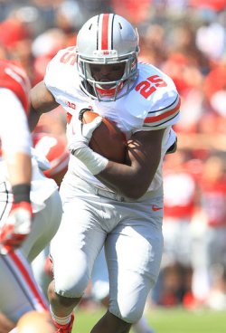 Dunn is averaging nearly 5.8 yards per carry as a Buckeye.