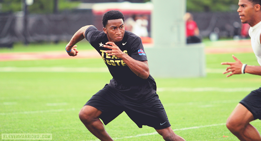 Allen, Texas DB Jaylon Jones at Ohio State on Friday, June 19th.