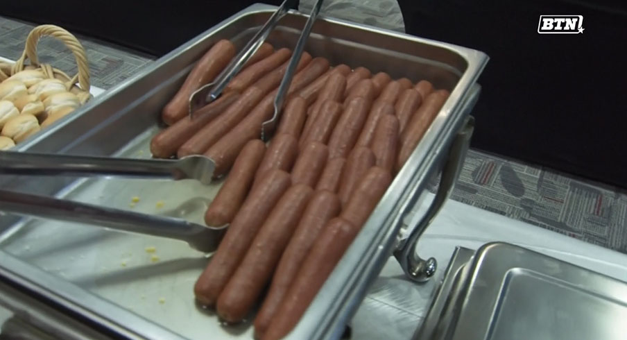 The chump buffet at Ohio State's training camp. The chump buffet at Ohio State's training camp.