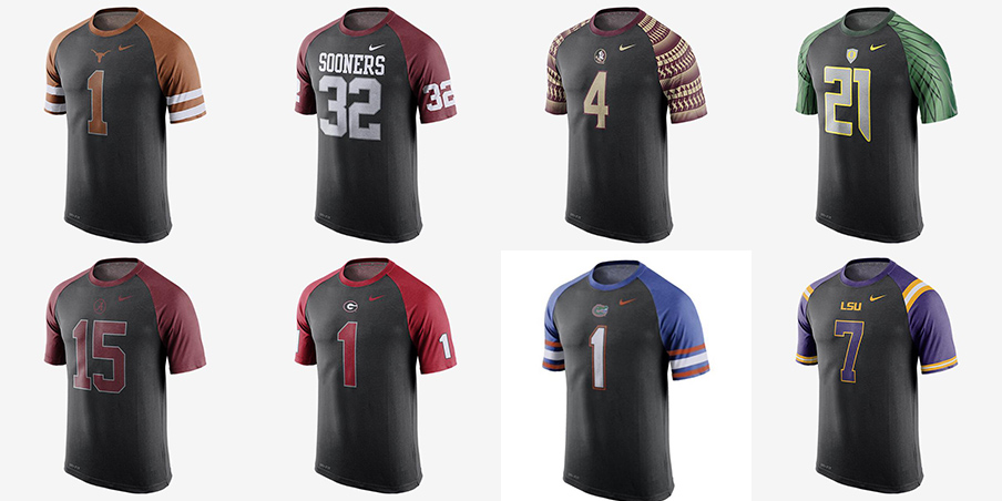 Black jersey designs coming to nine Nike football schools per report.
