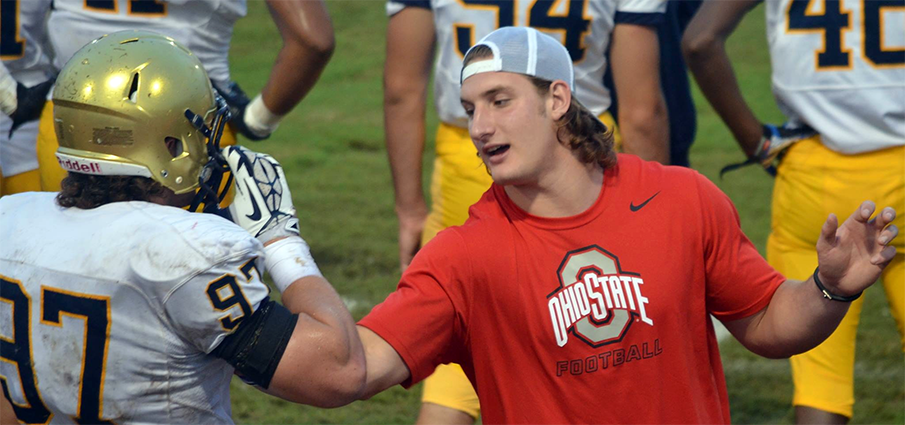 Buckeye commitment Nick Bosa with older brother Joey.