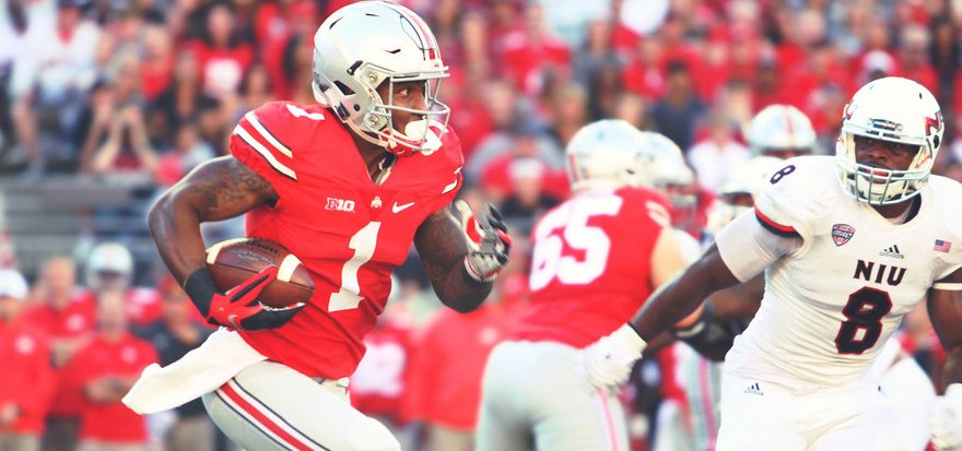 Braxton Miller had just four carries for seven yards versus Northern Illinois. 
