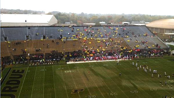 Purdue football has attendance issues.