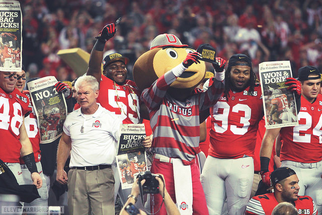 Brutus at the National Championship Game
