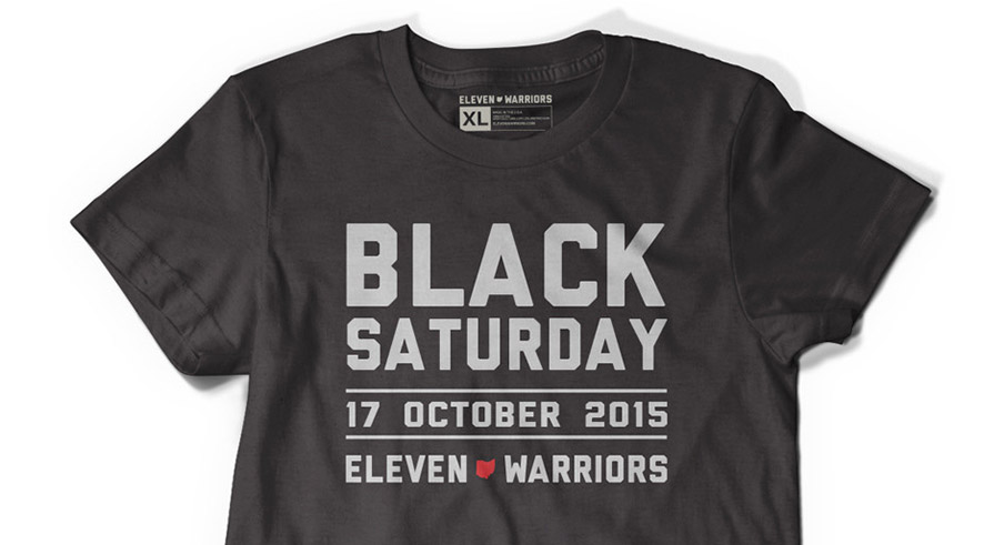 Black Saturday, available at Eleven Warriors Dry Goods