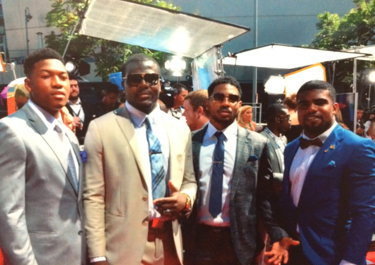 perry, dale, braxton and zeke at the ESPYs (WHAC)