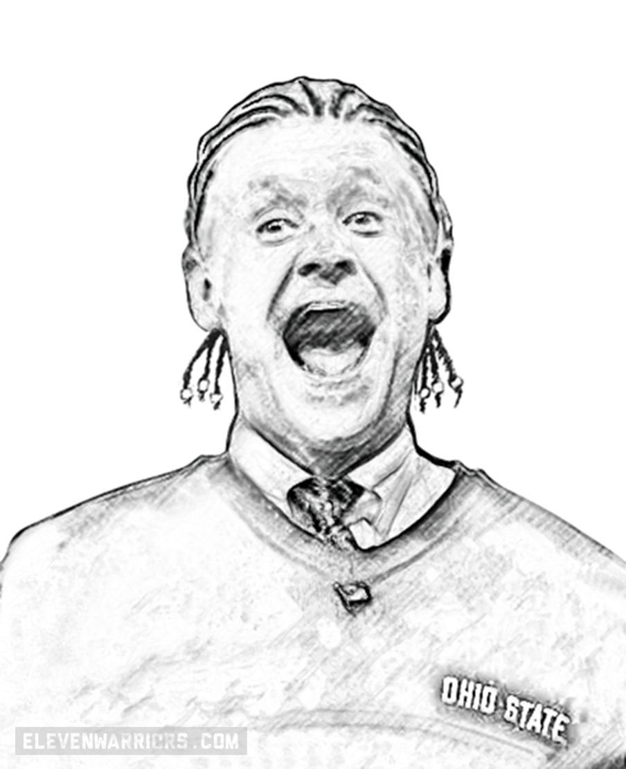 A police sketch artist helps us visualize what Jim Tressel looked like in Cornrows that cold winter morning of 2003.