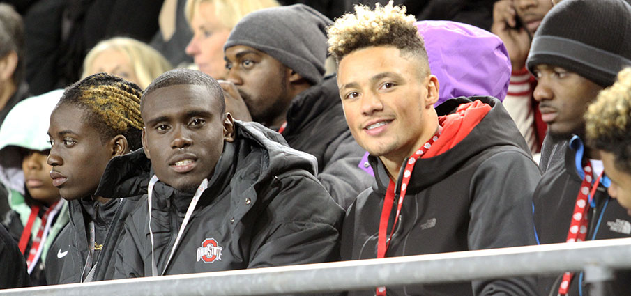Ben Victor and Austin Mack at Ohio State.