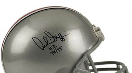 Archie Griffin Autographed Riddell Replica Helmet