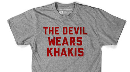 The Devil Wears Khakis Tee