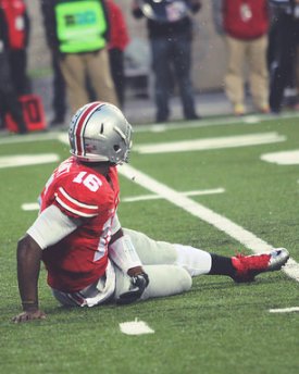 Barrett will have to sit this Saturday out. Barrett will have to sit this Saturday out.