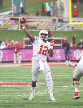 Cardale has 7 TD against 5 INT so far in 2015. Cardale has 7 TD against 5 INT so far in 2015.