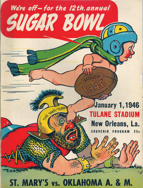 1946 Sugar Bowl program cover