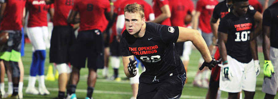 Jake Hausmann committed to Ohio State over Notre Dame, Florida State, and others.
