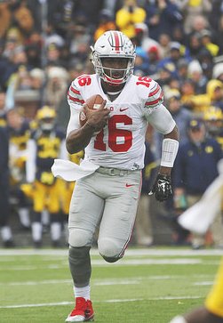 Barrett amassed 252 yards and four scores against Michigan. Barrett amassed 252 yards and four scores against Michigan.