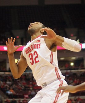Trevor Thompson leads Ohio State with .266 rebounds per minute through 12 games.