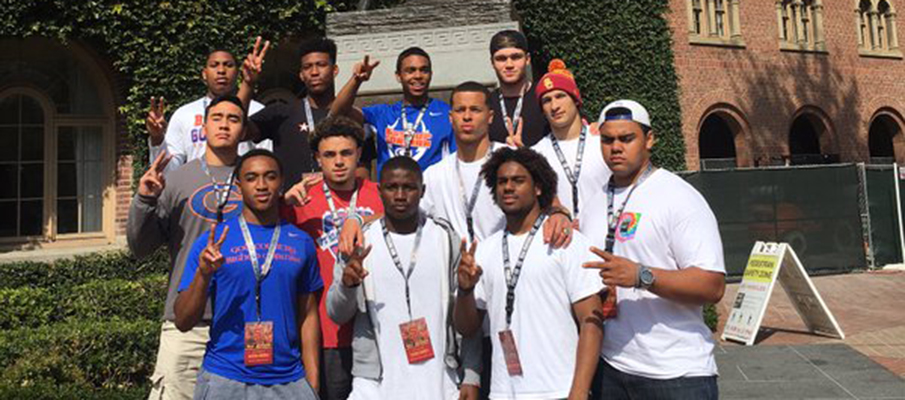 Bishop Gorman group at USC