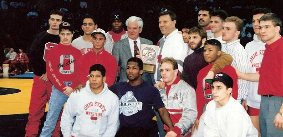 Kevin Randleman and his Ohio State teammates.