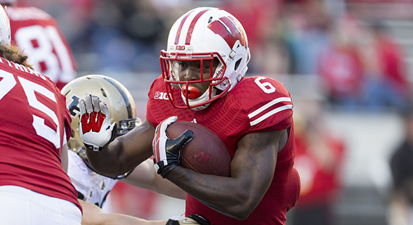 Wisconsin tailback Corey Clement.