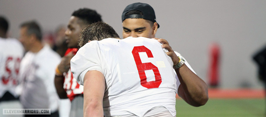 Sam Hubbard and Haskell Garrett at Ohio State