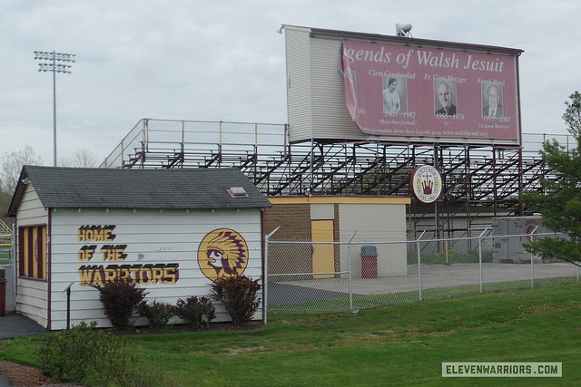 Walsh Jesuit High School bleachers