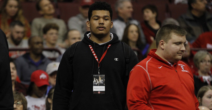 Fairfield offensive lineman Jackson Carman.