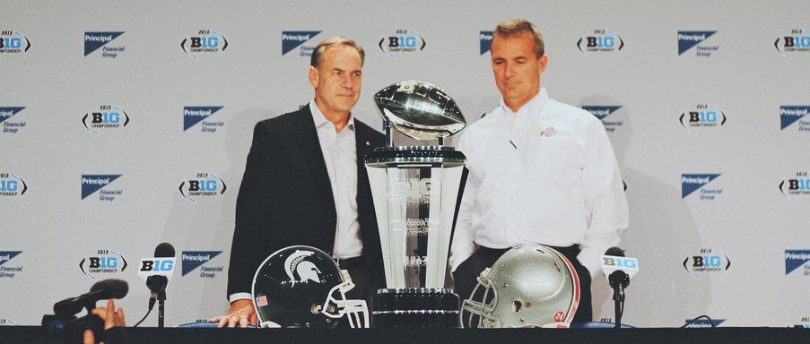 Ohio State and Michigan State are tied at 104 points apiece in four matchups since Urban's arrival in Columbus.