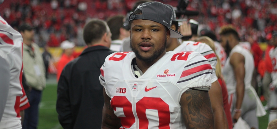 Coming off a redshirt season, Mike Weber will look to lock down the starting tailback gig in fall camp. 