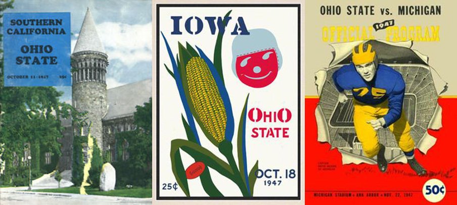 Ohio State football programs from the 1947 season.