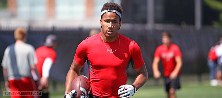 L'Christian "Blue" Smith at Ohio State on Saturday