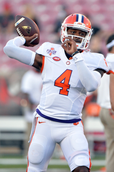 Deshaun Watson QBs Clemson against Louisville Deshaun Watson QBs Clemson against Louisville