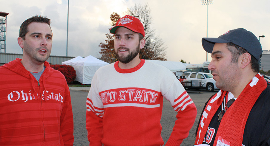 Chris, Mark Titus and Ramzy at Eat Too, Brutus 2011