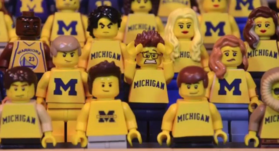 Michigan pain in the form of Lego