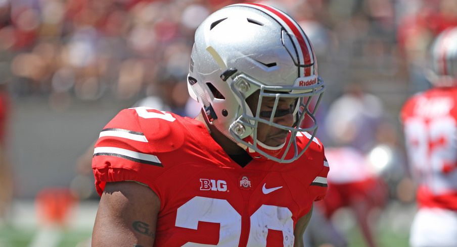 Ohio State starting running back Mike Weber. Ohio State starting running back Mike Weber.