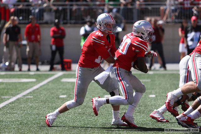 Joe Burrow and Demario McCall