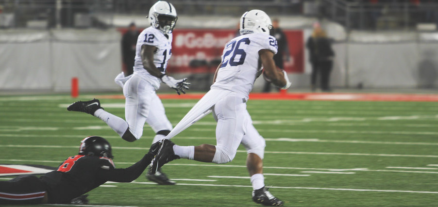 Barkley, dragging Gareon Conley