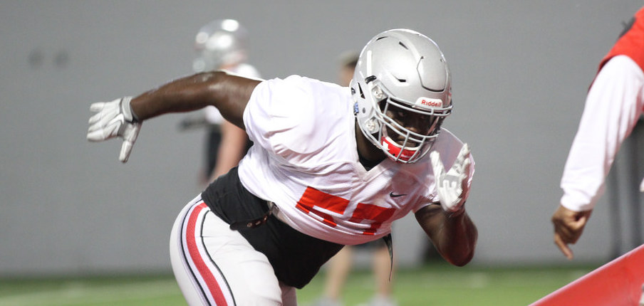 Ohio State defensive tackle Robert Landers