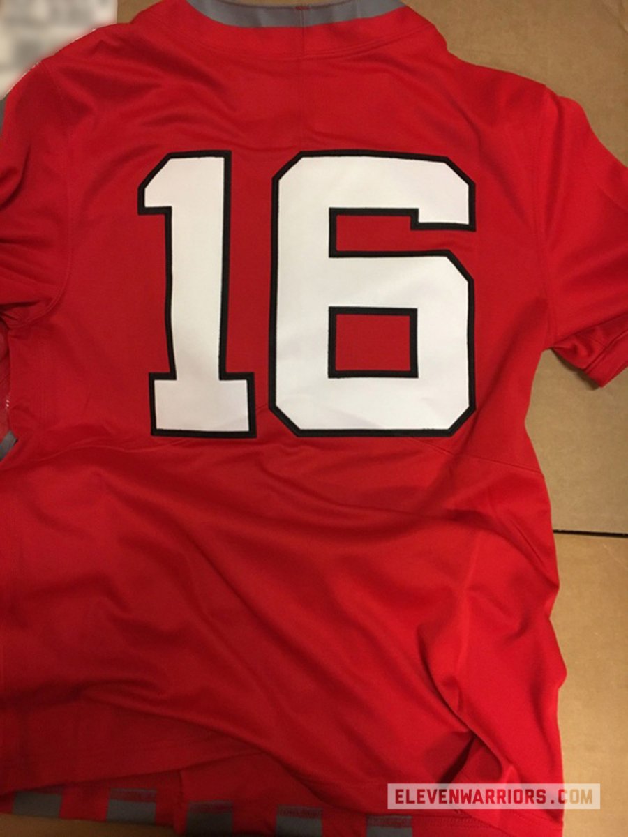 Exclusive: Retail version of the “Chic Harley” throwback jerseys Ohio State will wear to honor the 1916 team.