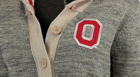 Women's Ohio State Button Up Cardigan