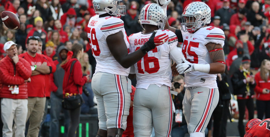 Barrett TD celebration