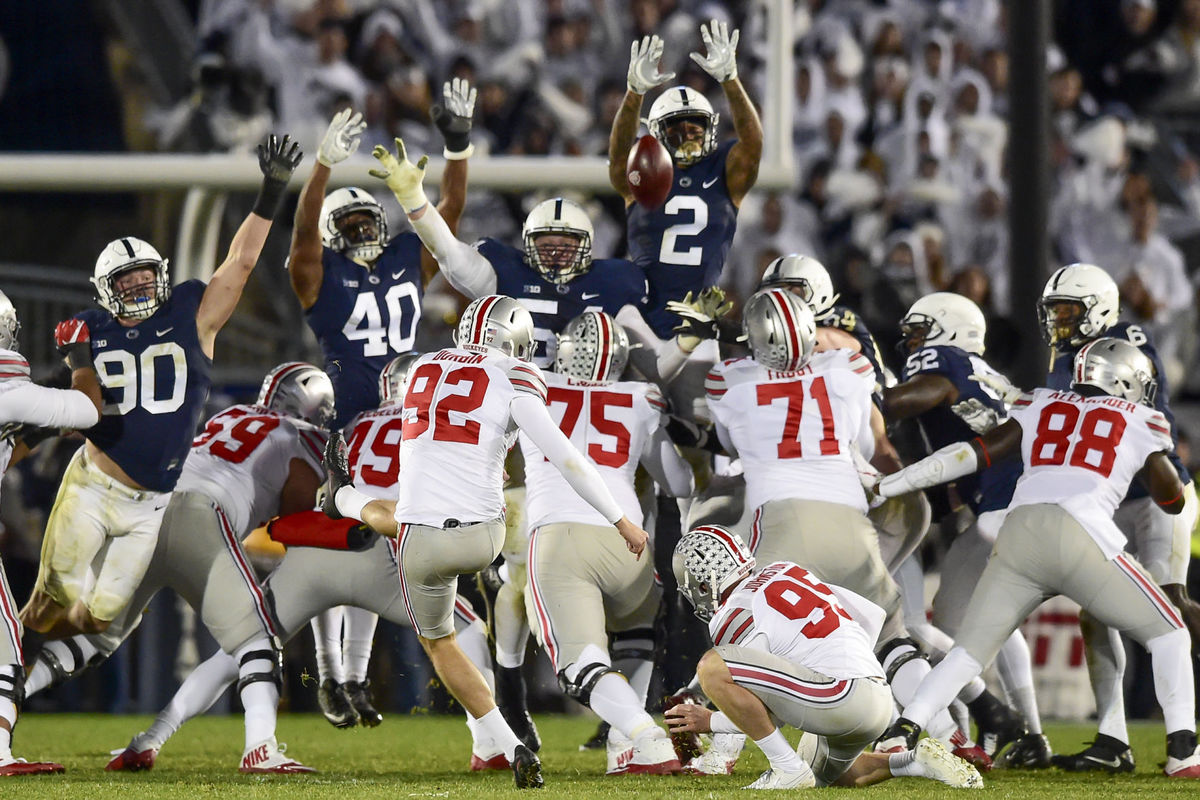 penn state blocks the kick