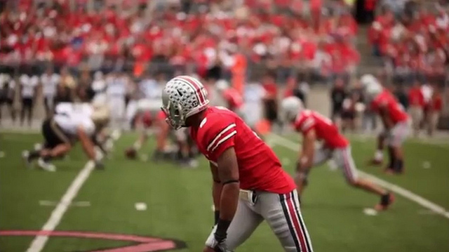 Posey against Purdue in 2010