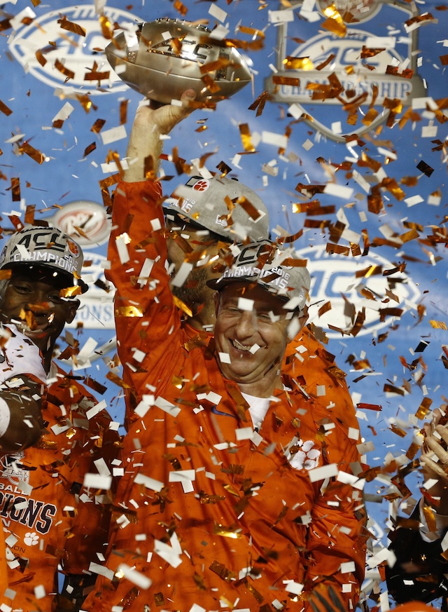 Swinney via Kim Klement-USA TODAY Sports