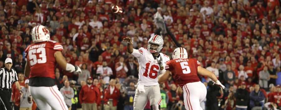 J.T. Barrett's is Ohio State's career leader with 69 touchdown passes and counting.