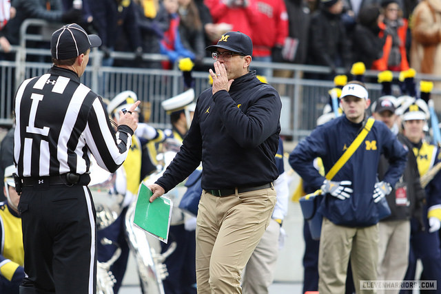 Michigan coach Jim Harbaugh