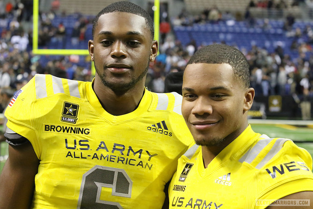 Baron Browning and J.K. Dobbins Baron Browning and J.K. Dobbins