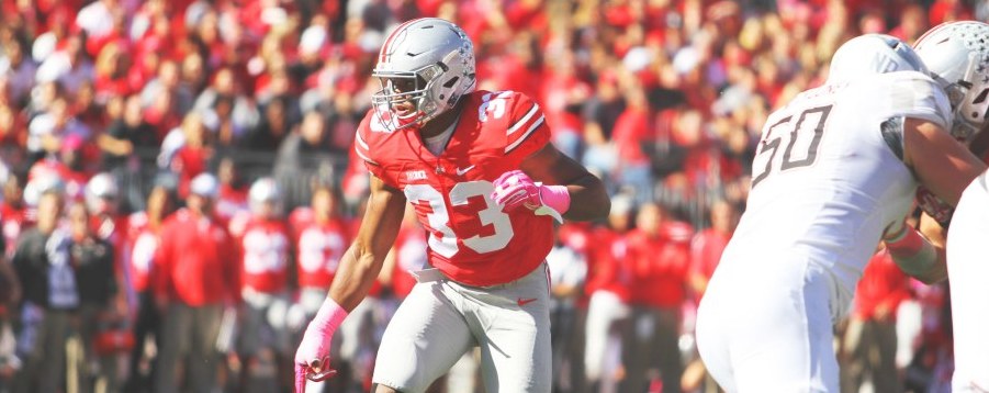 Dante Booker has a shot to become Ohio State's starting Mike linebacker in 2017. Dante Booker has a shot to become Ohio State's starting Mike linebacker in 2017.